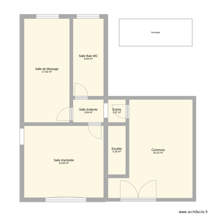 MarionNewCabV1. Plan de 7 pièces et 82 m2