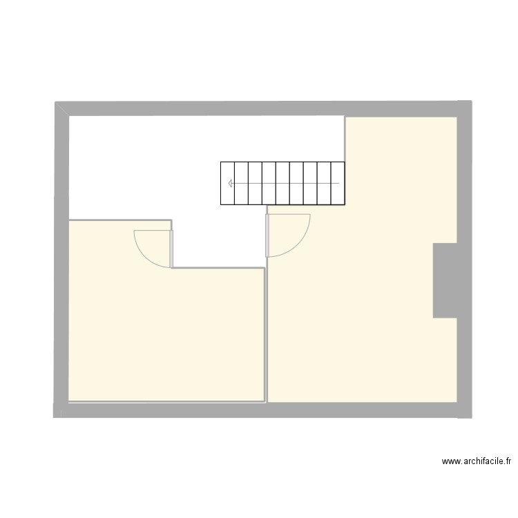 Mill - 2ème bonnes côtes. Plan de 2 pièces et 28 m2