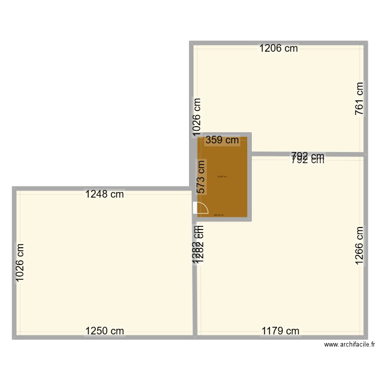 compreignac. Plan de 2 pièces et 391 m2