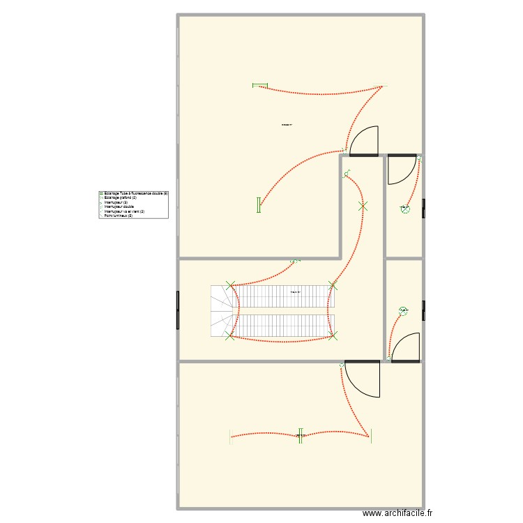 BLOC ADMIN-ETAGE 2 LUMINAIRE. Plan de 5 pièces et 565 m2