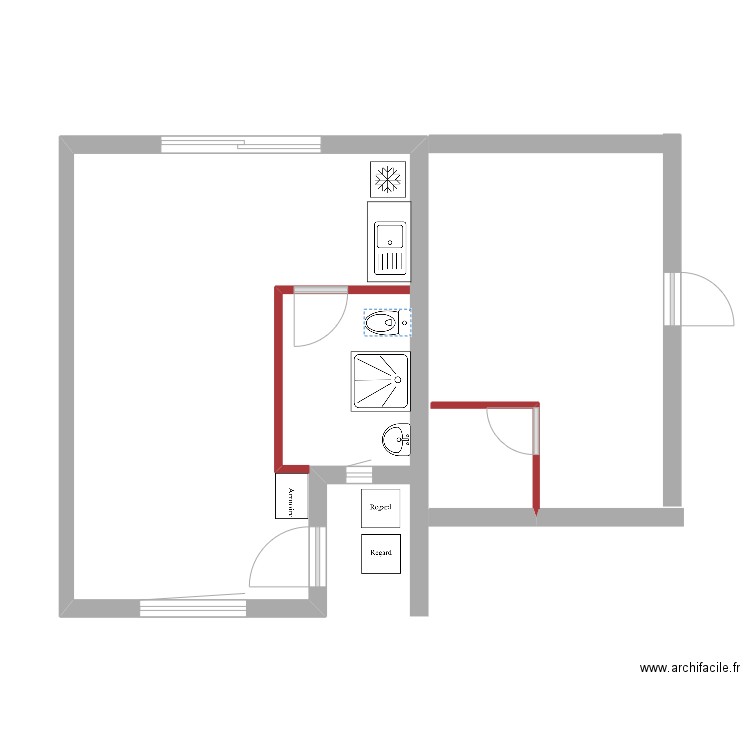 Chambre 7 - Chambre 6. Plan de 0 pièce et 0 m2