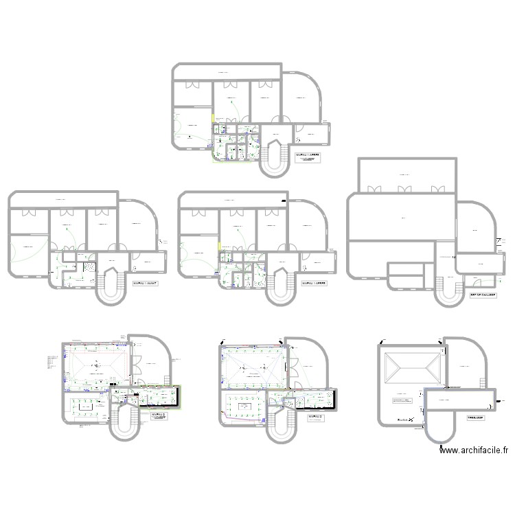 Point Pirouette CHIPIN II. Plan de 20 pièces et 171 m2