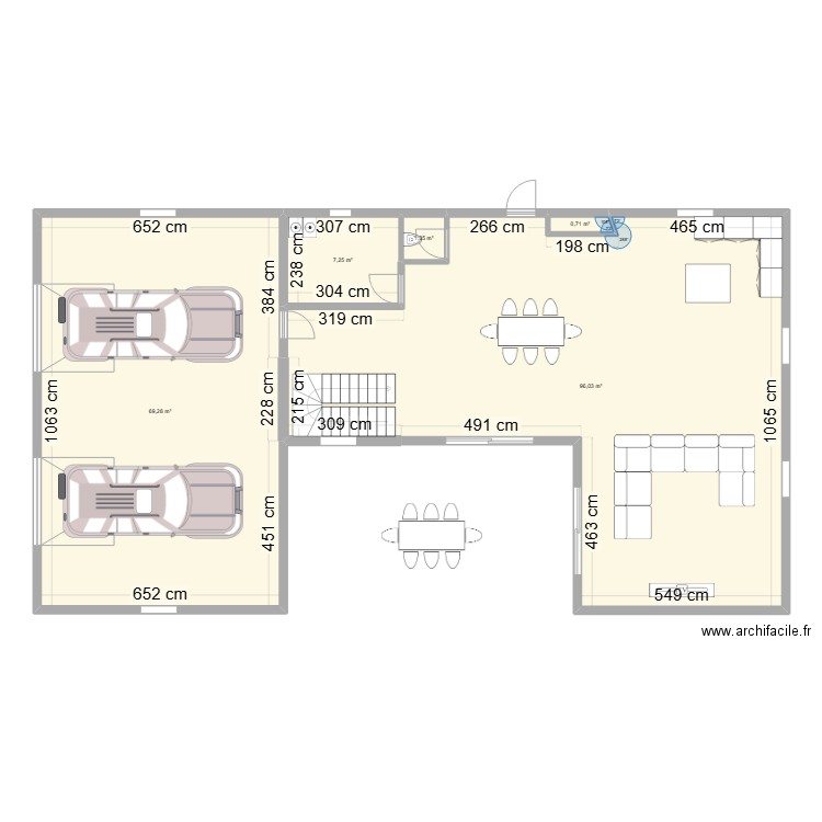 tomy. Plan de 5 pièces et 175 m2