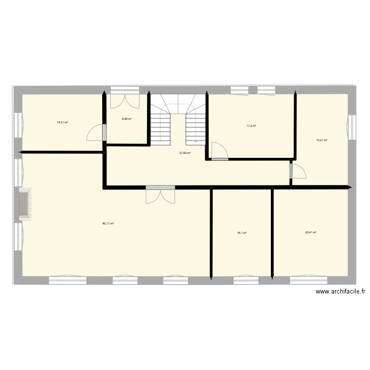 RDC 20 FEB 2025. Plan de 16 pièces et 531 m2