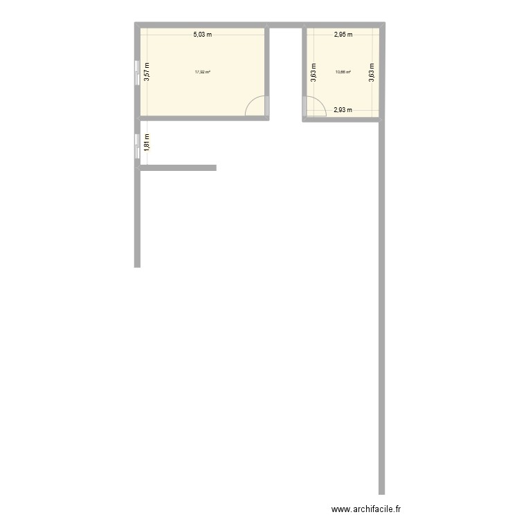 SAMARA WOODS. Plan de 2 pièces et 29 m2