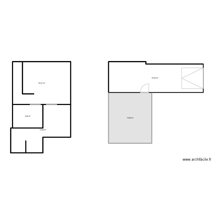 Bobonne. Plan de 10 pièces et 137 m2