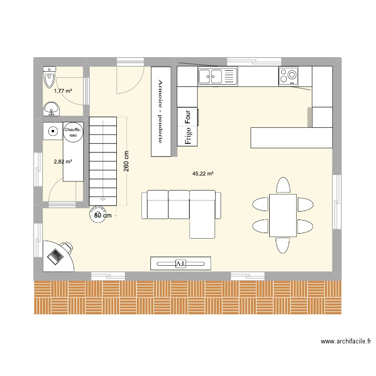 Alte Schulstr.. Plan de 5 pièces et 103 m2