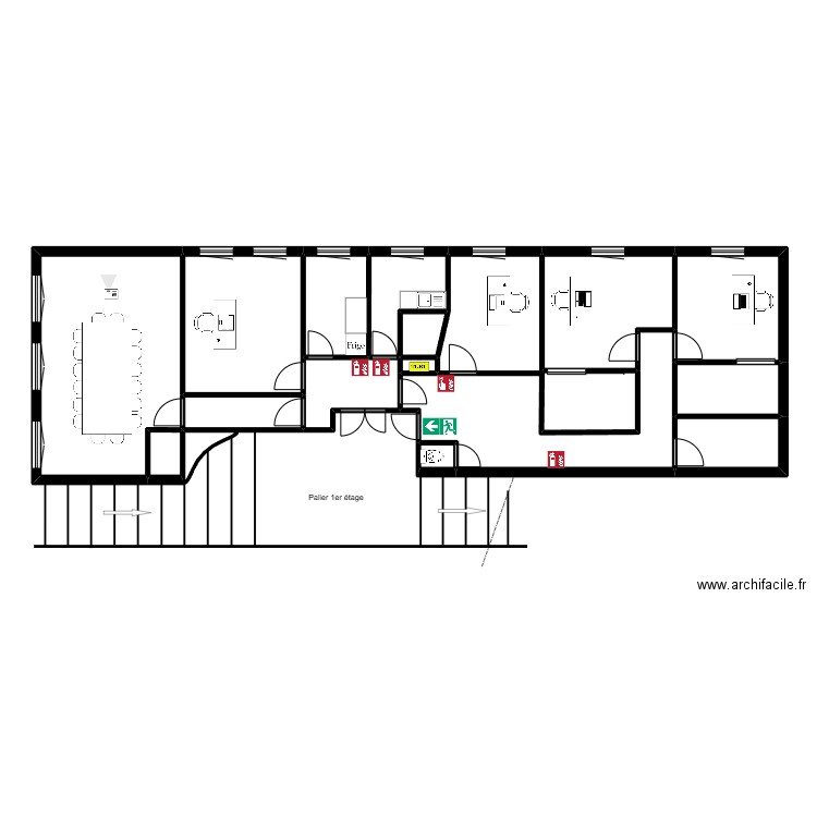 Activ santé 3. Plan de 16 pièces et 122 m2