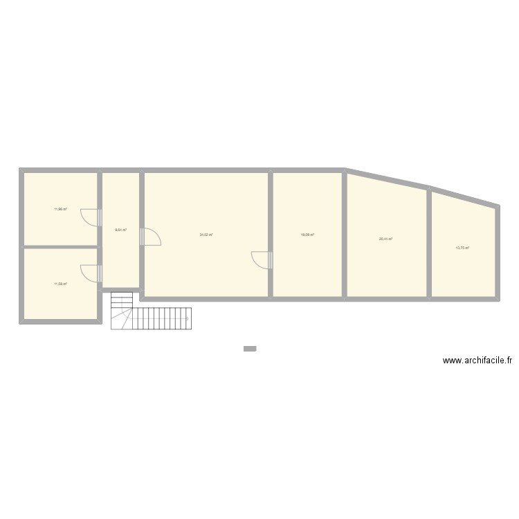 CARPENTRAS A31. Plan de 7 pièces et 120 m2