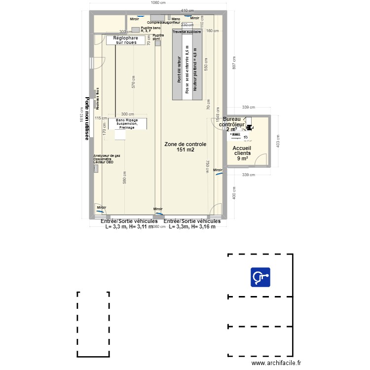 CCT VL PARENTIS EN BORN V5. Plan de 3 pièces et 167 m2