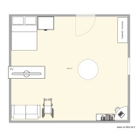 Plan adaptée chambre de Julien