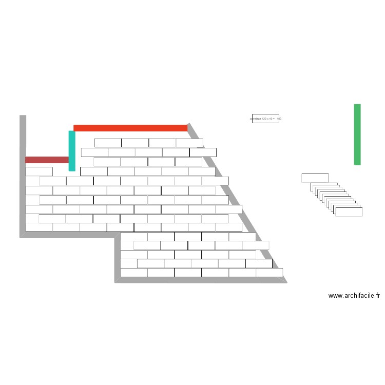 calepinage aout 2024 terr n)2 *. Plan de 0 pièce et 0 m2