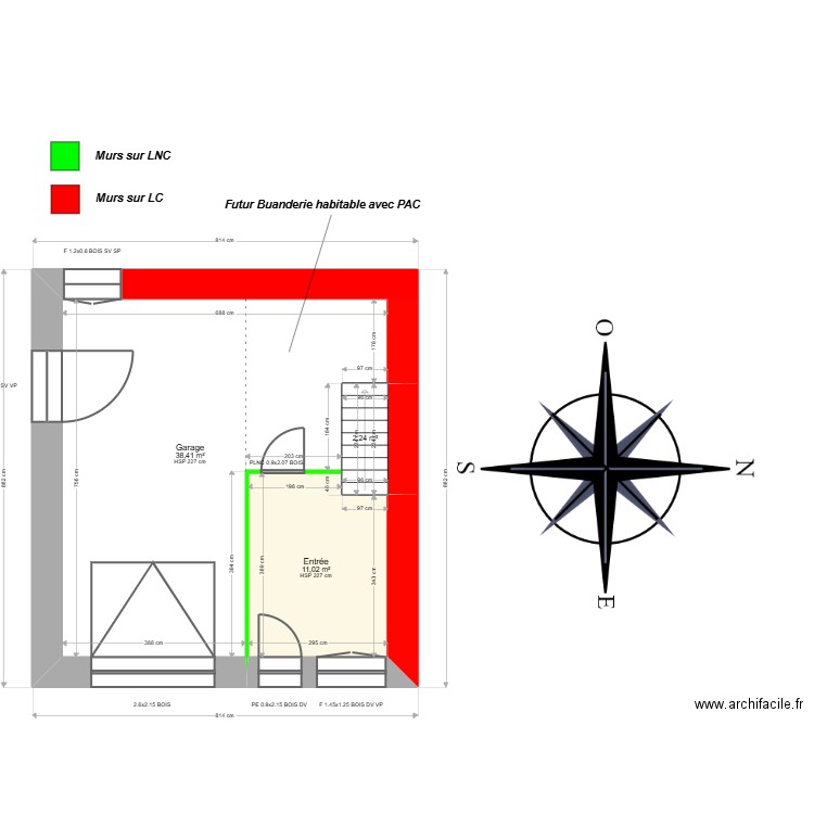 ML24017293 . Plan de 14 pièces et 159 m2