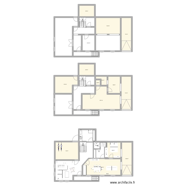 FREI 1. Plan de 16 pièces et 181 m2