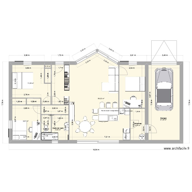 Montrabé_3. Plan de 9 pièces et 117 m2