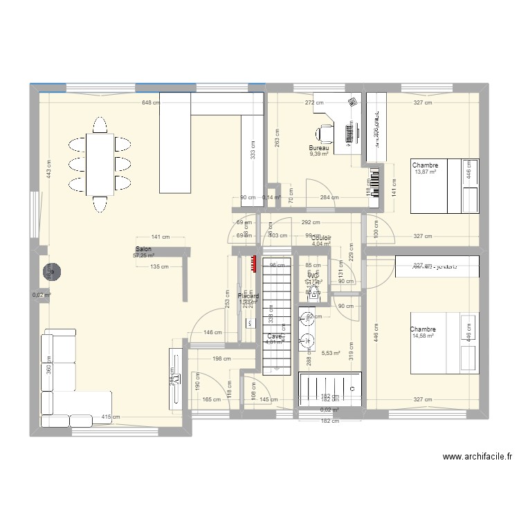 hambach reno 3. Plan de 12 pièces et 112 m2