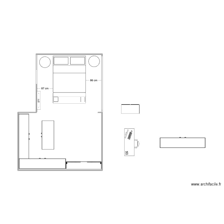 VDA CHAMBRE MASTER 14. Plan de 0 pièce et 0 m2