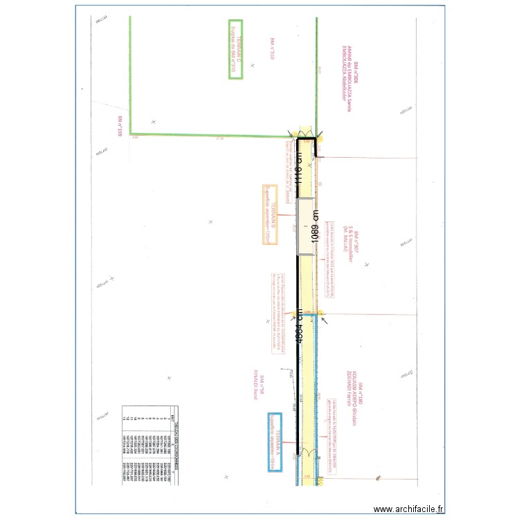 cloture karim. Plan de 1 pièce et 31 m2