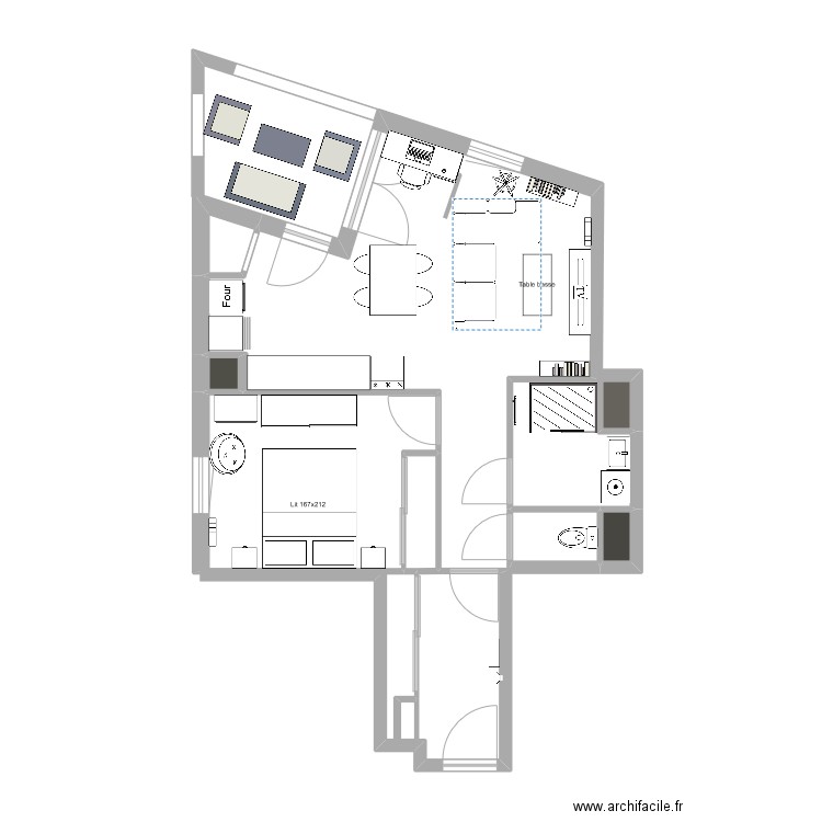 378 Cours emile zola V2. Plan de 7 pièces et 15 m2