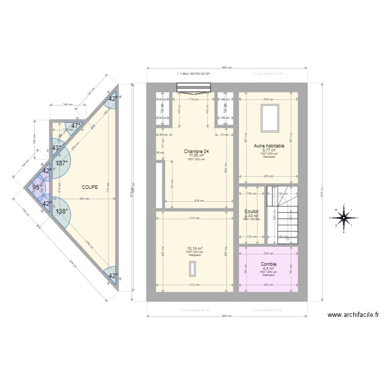 ML24012882 CUGNY. Plan de 25 pièces et 143 m2