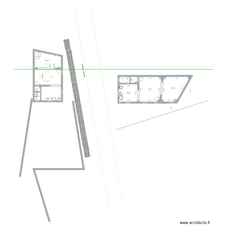 Maison DIDIER. Plan de 15 pièces et 140 m2