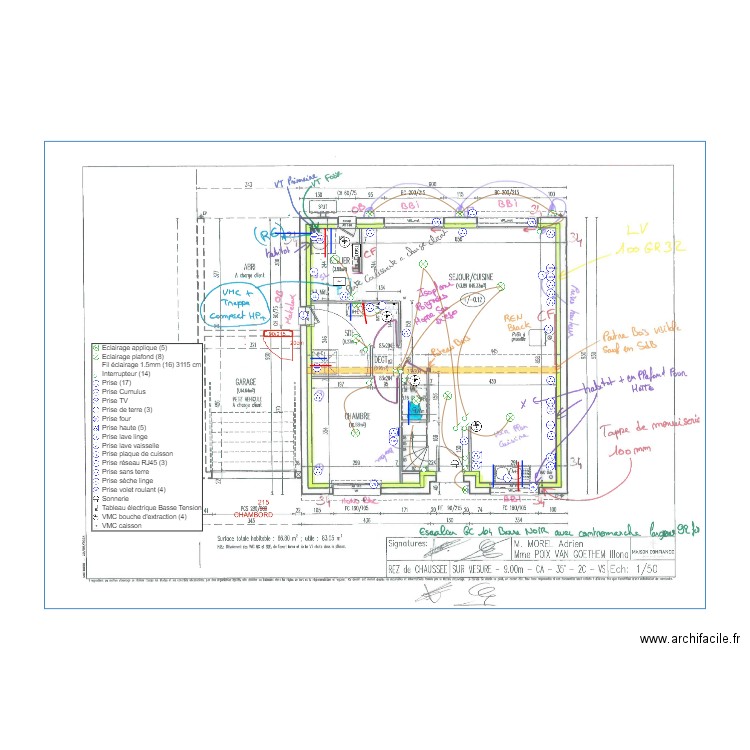 MOREL RDC. Plan de 0 pièce et 0 m2