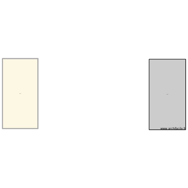 v1 PARKING. Plan de 2 pièces et 873 m2