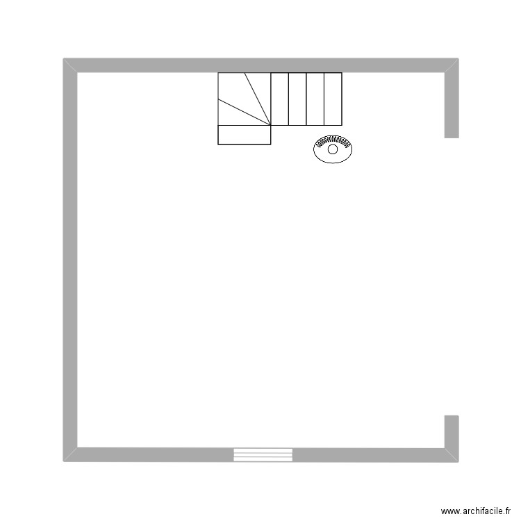 Les Mouettes Etage Plan de fond. Plan de 0 pièce et 0 m2