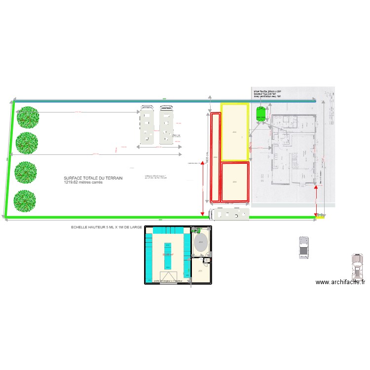 garage  busnes new dimensions . Plan de 8 pièces et 326 m2