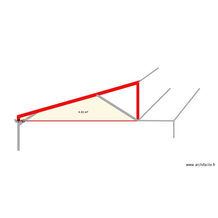 charpent bois1. Plan de 3 pièces et 5 m2