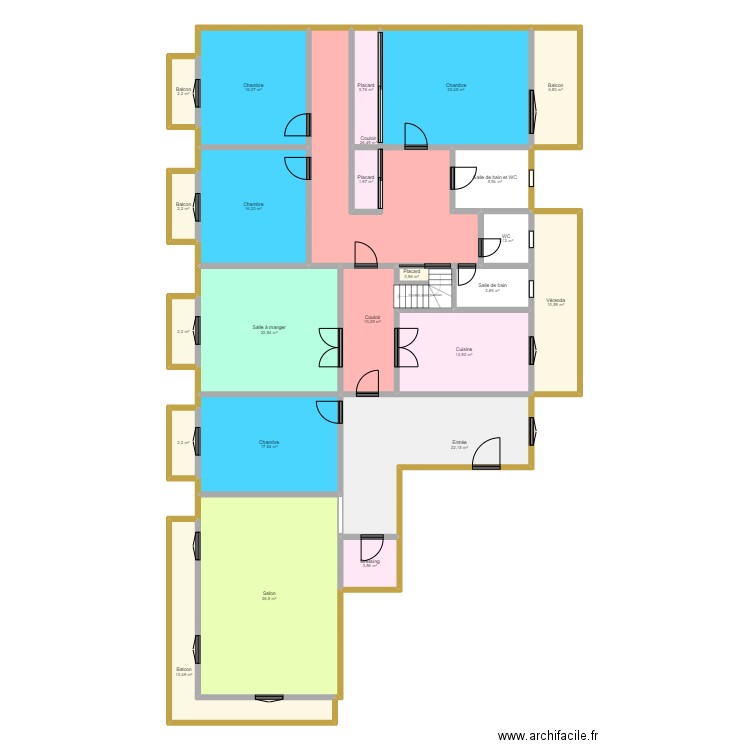 SWAKEEN JERON. Plan de 47 pièces et 519 m2