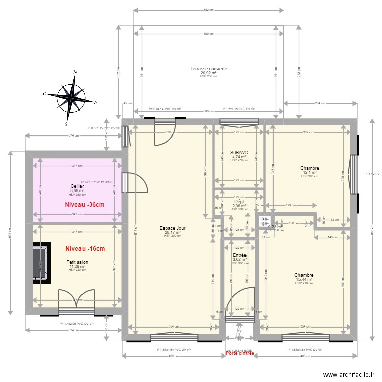 PLANTE Anthony. Plan de 10 pièces et 108 m2