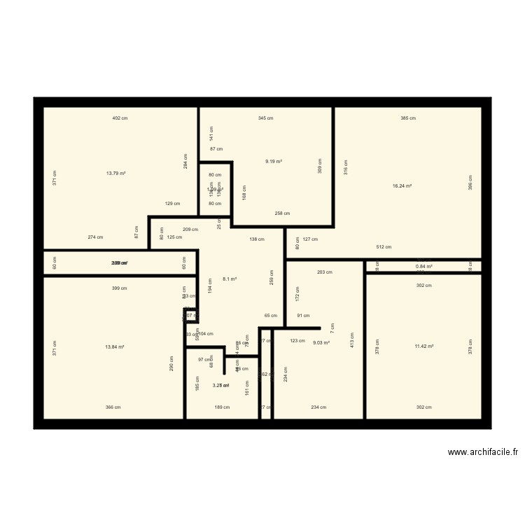 conde 1er. Plan de 13 pièces et 90 m2