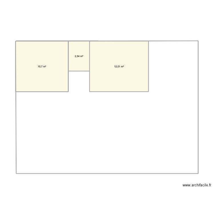 plan maison en bas . Plan de 3 pièces et 25 m2