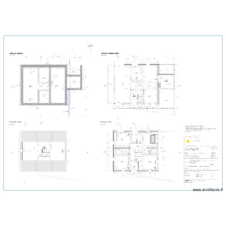 étage meublé. Plan de 0 pièce et 0 m2