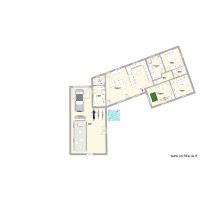 plan n°2 suivant limite de terrain 116 m2