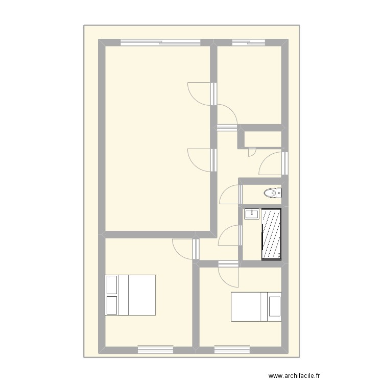 gilly2. Plan de 8 pièces et 179 m2