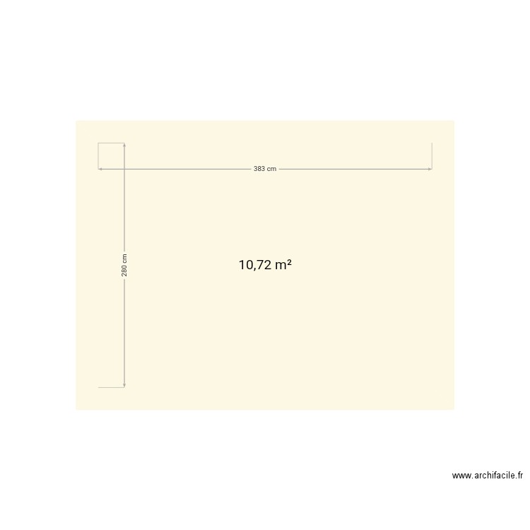 Chambre parental. Plan de 1 pièce et 11 m2