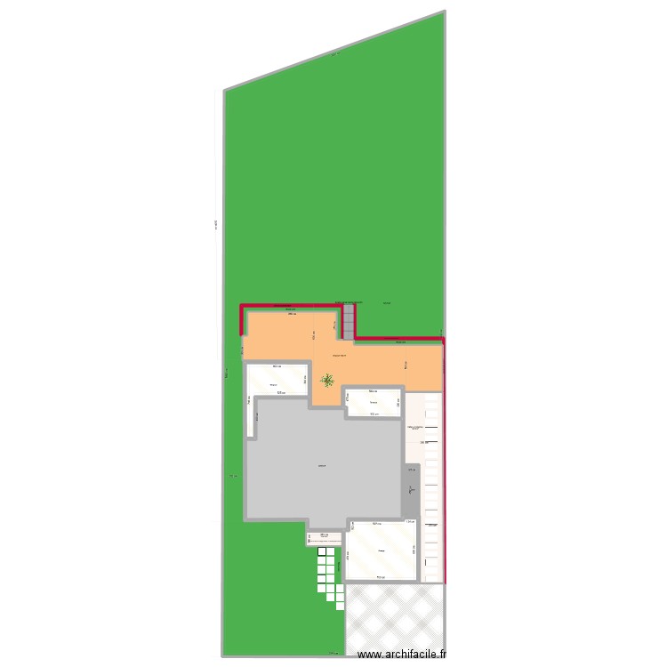 chevreuse. Plan de 10 pièces et 1715 m2