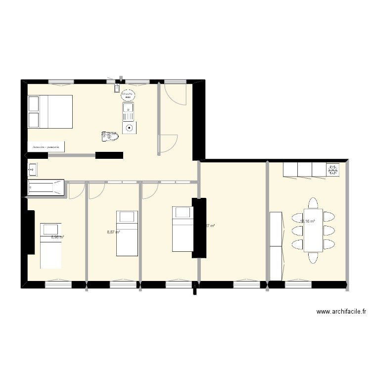 plan 2dbg 8 09 16h49. Plan de 5 pièces et 85 m2