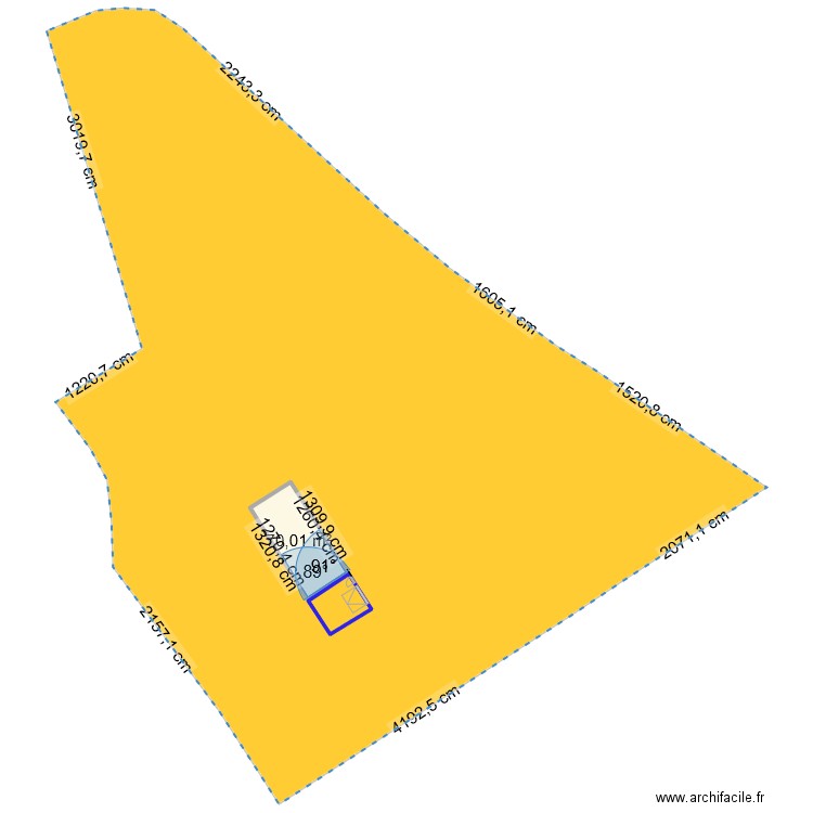 local pécheurs avalats. Plan de 1 pièce et 70 m2