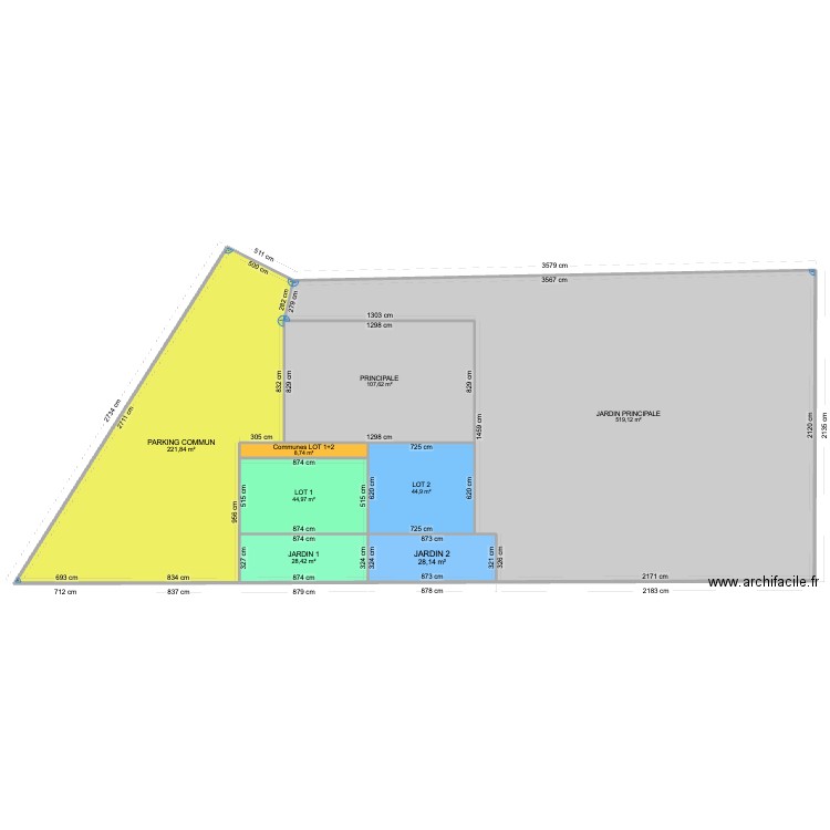 St Crep2. Plan de 8 pièces et 1004 m2