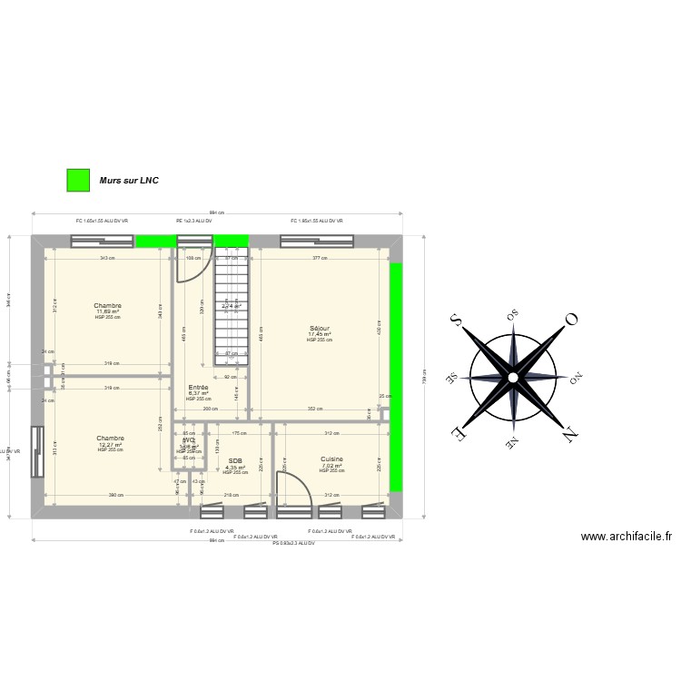 ML24018137 . Plan de 22 pièces et 138 m2