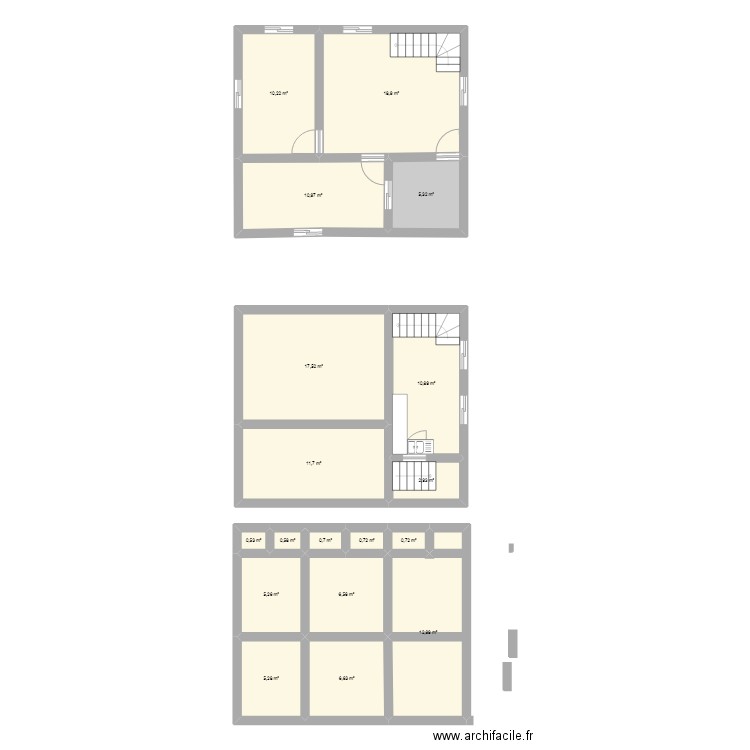 MaisonMahefa. Plan de 18 pièces et 128 m2