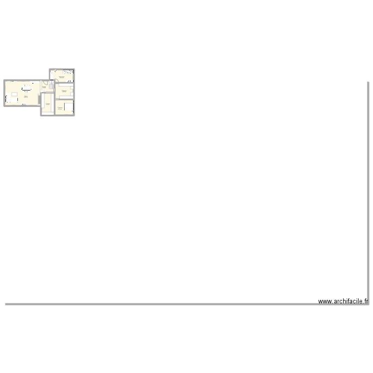 Cx de Bar. Plan de 6 pièces et 105 m2