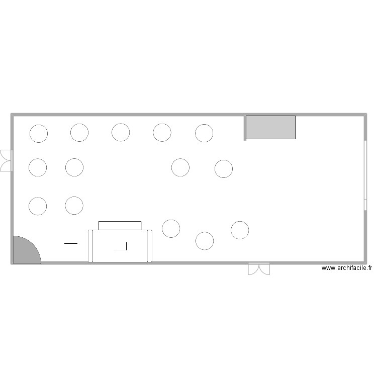 PLAN DE TABLE Fabienne 07/09/24. Plan de 1 pièce et 367 m2