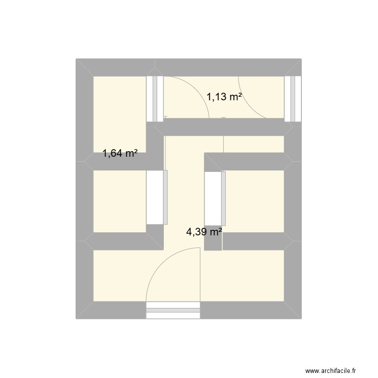 ENTREPRISE NOELIE . Plan de 3 pièces et 7 m2