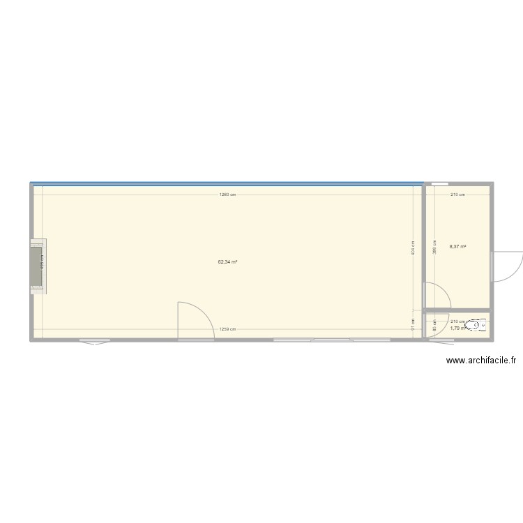 Maison 2. Plan de 8 pièces et 146 m2