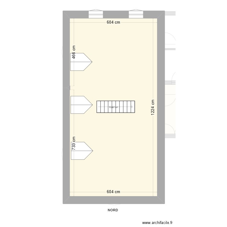 LOMBARD MAUVEZIN. Plan de 6 pièces et 228 m2