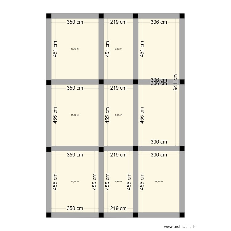 azdine mison 3. Plan de 8 pièces et 119 m2